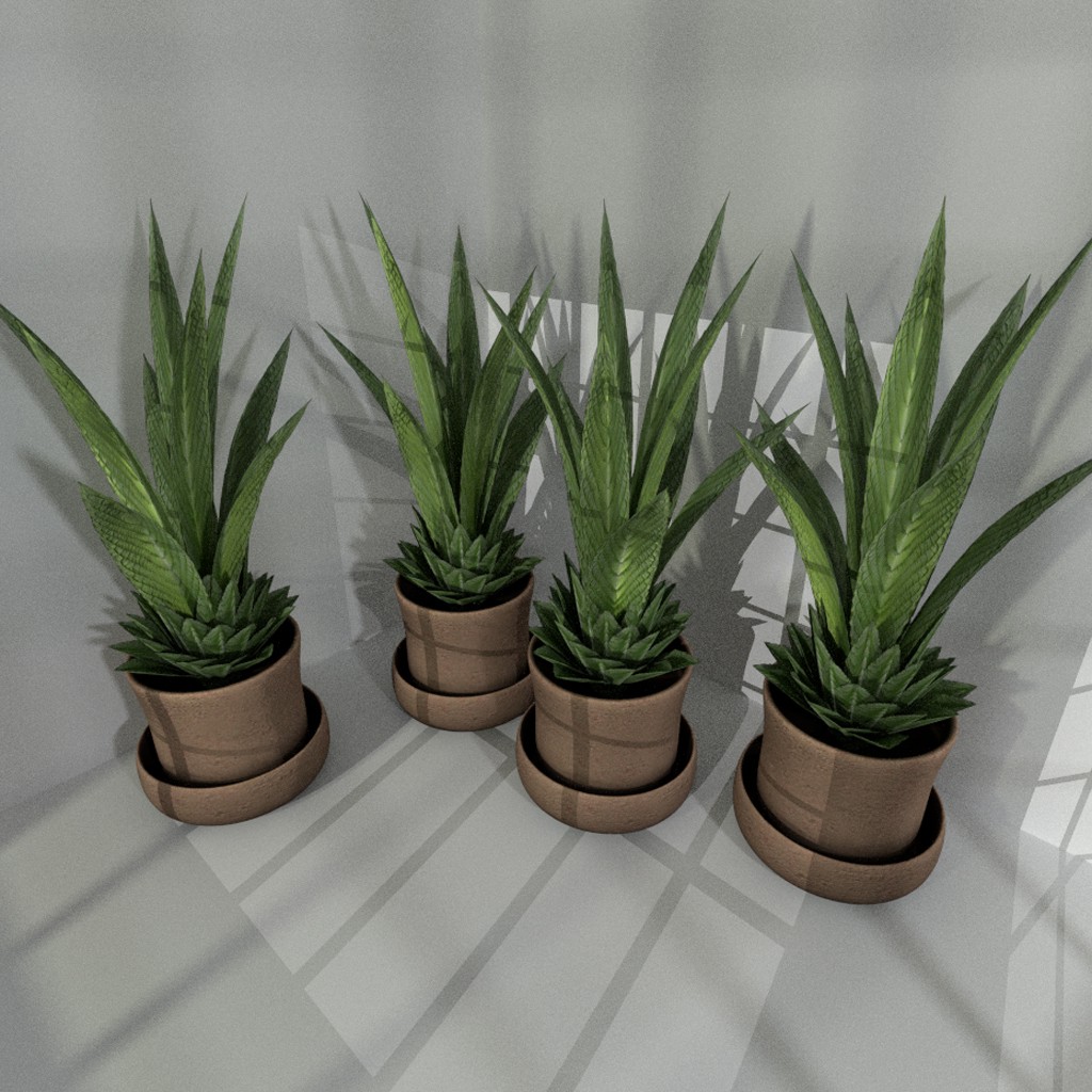  Low-poly indoor plant 3 preview image 1